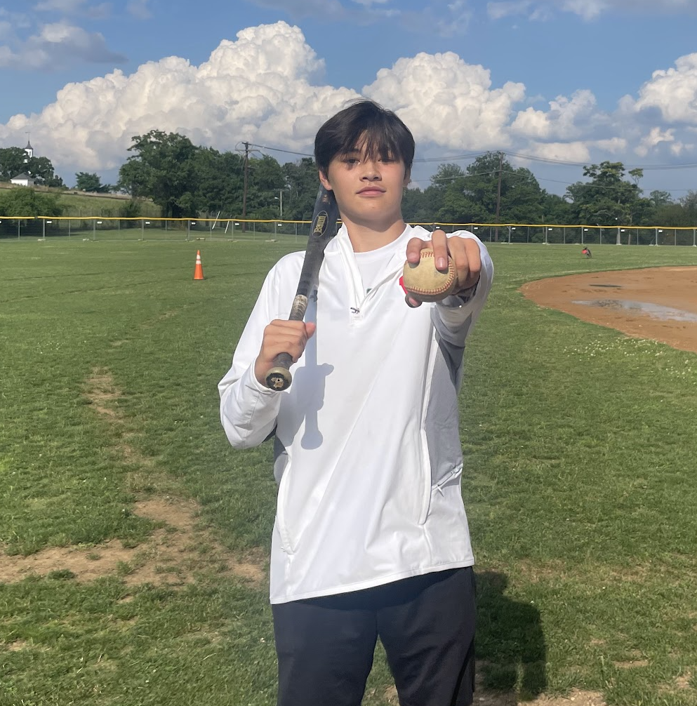 guy playing baseball